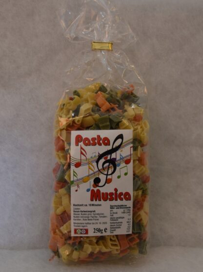 Musiknoten Pasta