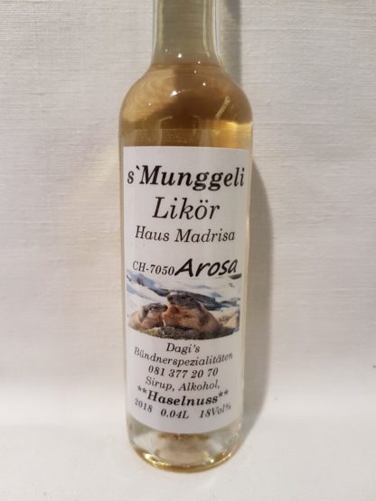 s'Munggeli - Haselnusslikör 0.04l